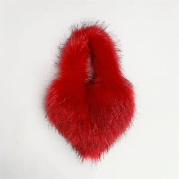 Faux Fur Shoulder Bag Heart Shaped Fluffy Plush Crossbody Bags for Women Oversized Tote Bags Lady Shopper Vintage Gothic Bags - Image 27