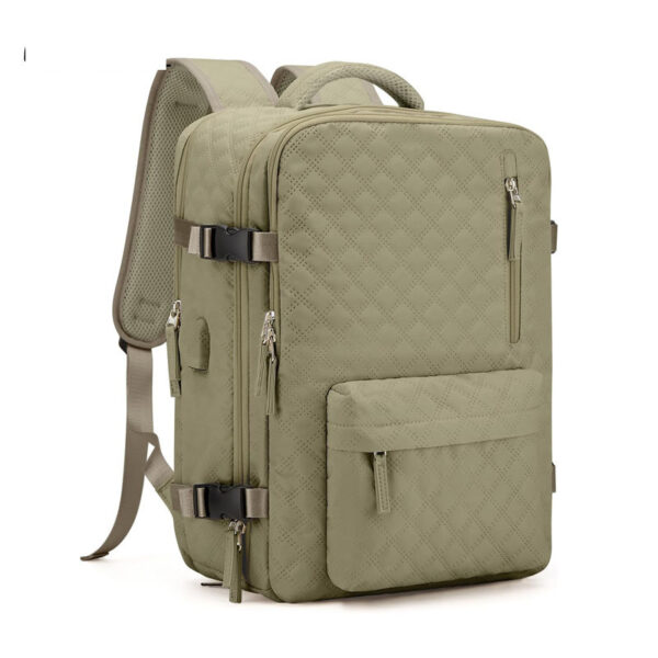 Travel backpack, women's short distance travel bag, large capacity college student computer backpack, business trip luggage bag - Image 6