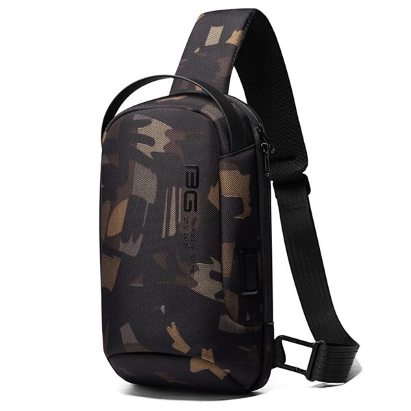 BANGE New Multifunction Crossbody Bag Shoulder Messenger Bags Male Waterproof Short Trip Chest Bag Pack for Men - Image 10