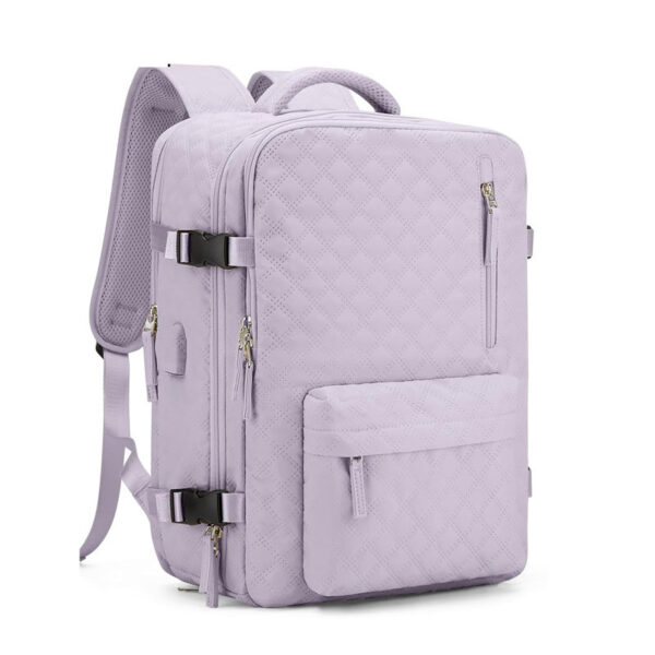 Travel backpack, women's short distance travel bag, large capacity college student computer backpack, business trip luggage bag - Image 2