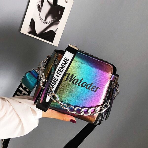 Summer Women Letter Shoulder Bags Female Handbag PU Messenger Bags For Ladies Exquisite Crossbody Bucket Bag - Image 8
