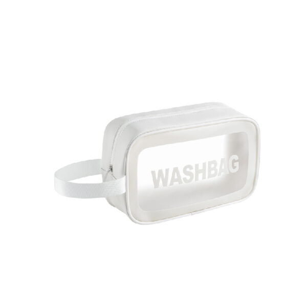 PU Transparent Wash Bag Waterproof Bath Bag TPU Translucent Storage Bag Cosmetic Bag - Image 14