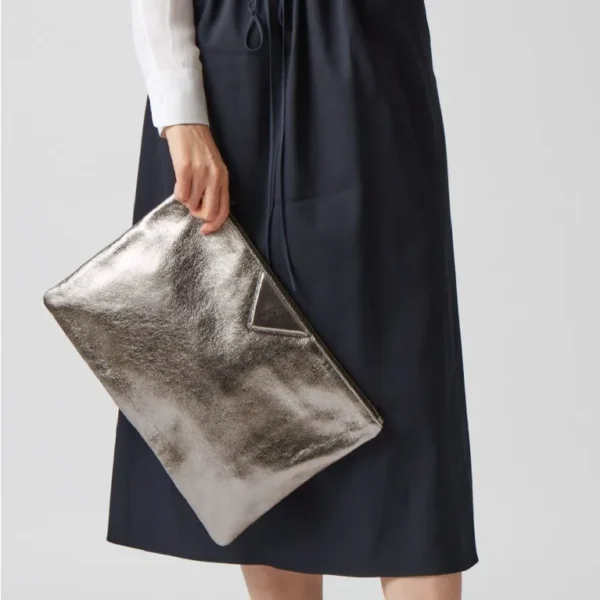 Women Day Clutch Bags Luxury Designer Lady Handbags  new female envelope bags  wallet silver - Image 2