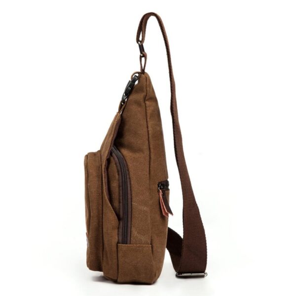 Men Canvas Messenger Bags Casual Travel Military Bag - Image 2