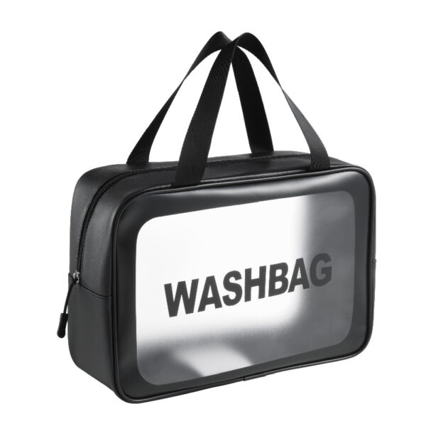 PU Transparent Wash Bag Waterproof Bath Bag TPU Translucent Storage Bag Cosmetic Bag - Image 7