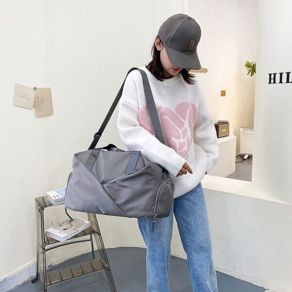 New High Capacity Travel Bag with Wet and Dry Separation Fitness Bag Swimming Bag One Shoulder Diagonal Straddle Bag - Image 12