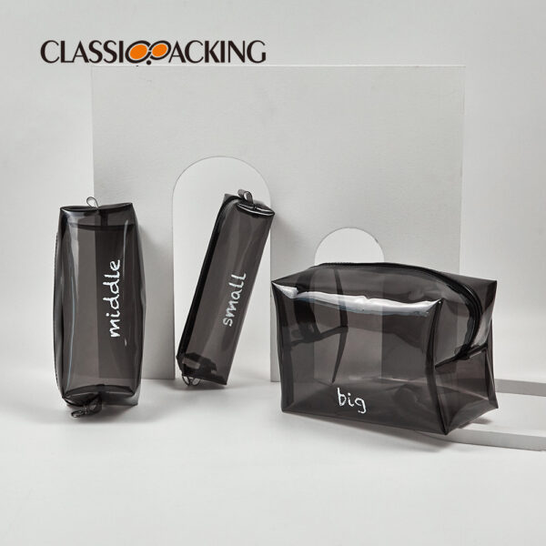 Simple Large Capacity Cosmetic Bag Travel Portable Waterproof Ins Wash Bag Net Celebrity Makeup Storage Bag - Image 2