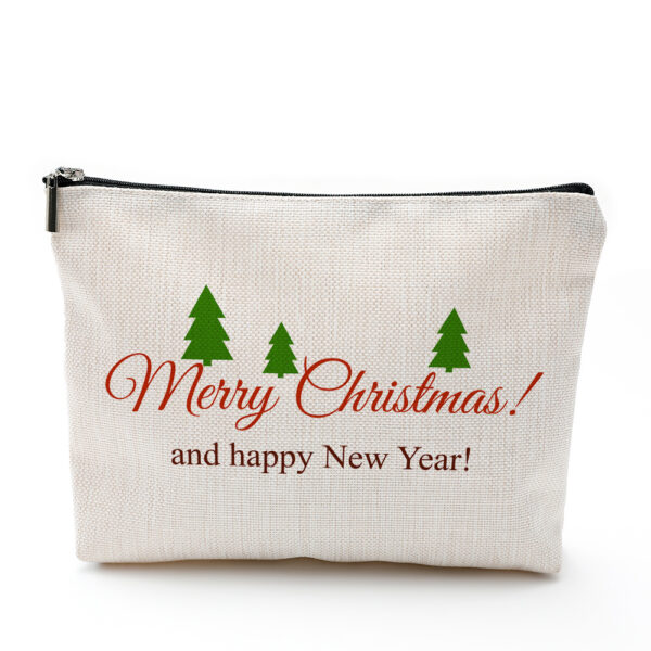 Cosmetic Bag Waterproof Cotton And Linen Zipper Bag Cosmetic Jewelry Storage Bag Travel Toiletry Storage Bag - Image 3