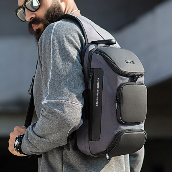 Sports Car New Travel Messenger Bag Technology USB Outdoor Fashion Casual Shoulder Bag Men's Chest Bag - Image 4