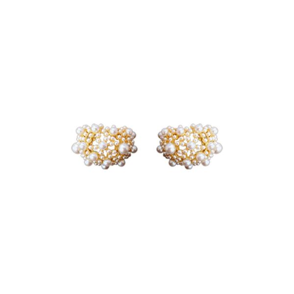 French retro palace style earrings with light luxury and high-end feel - Image 7