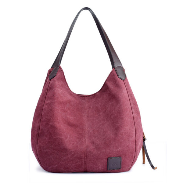 Piler Large Women Handbag Bag Canvas Zipper Pockets Brand Ladies Shoulder Bags Casual Large Women Bags Luxury Ladies Hand Bags - Image 11