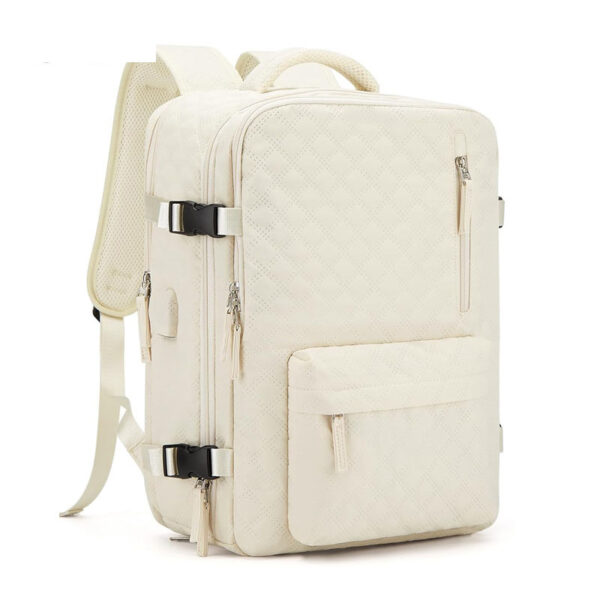 Travel backpack, women's short distance travel bag, large capacity college student computer backpack, business trip luggage bag - Image 4