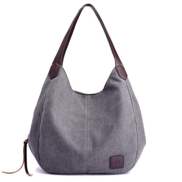Piler Large Women Handbag Bag Canvas Zipper Pockets Brand Ladies Shoulder Bags Casual Large Women Bags Luxury Ladies Hand Bags - Image 10