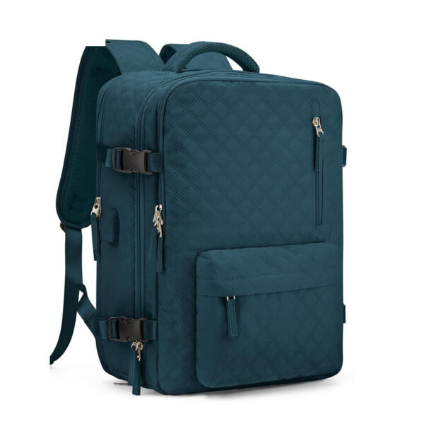 Travel backpack, women's short distance travel bag, large capacity college student computer backpack, business trip luggage bag - Image 5