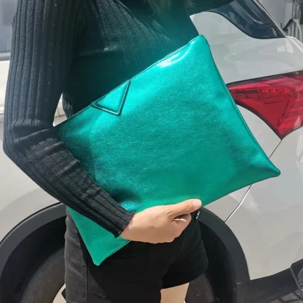 Women Day Clutch Bags Luxury Designer Lady Handbags  new female envelope bags  wallet silver - Image 8