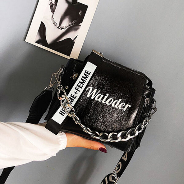 Summer Women Letter Shoulder Bags Female Handbag PU Messenger Bags For Ladies Exquisite Crossbody Bucket Bag - Image 7