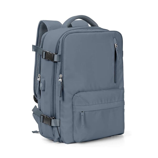 Travel backpack, women's short distance travel bag, large capacity college student computer backpack, business trip luggage bag - Image 12