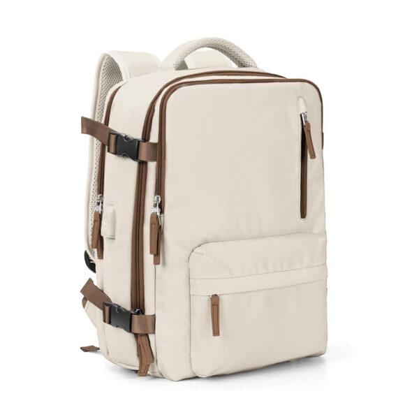 Travel backpack, women's short distance travel bag, large capacity college student computer backpack, business trip luggage bag - Image 14