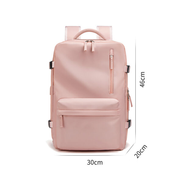 Waterproof 18 Inch Laptop Backpacks School Bags with usb Dily Life Vintage Unisex Leather Student Backpack for Men - Image 11