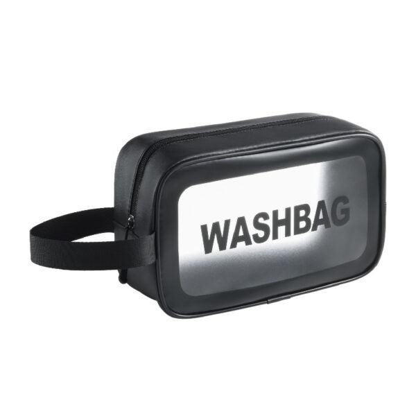 PU Transparent Wash Bag Waterproof Bath Bag TPU Translucent Storage Bag Cosmetic Bag - Image 10