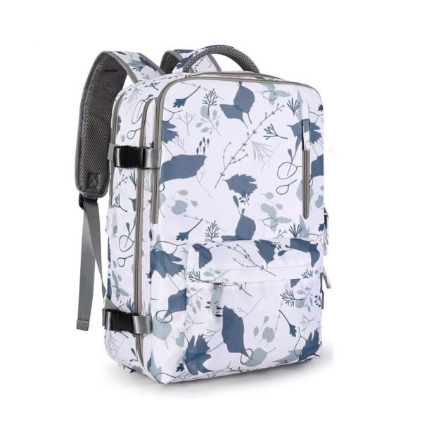 Travel backpack, women's short distance travel bag, large capacity college student computer backpack, business trip luggage bag - Image 11