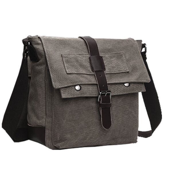 Men Business Messenger Bags For Men Shoulder Bag vintage Canvas Crossbody Pack Retro Casual Office Travel Bag - Image 15