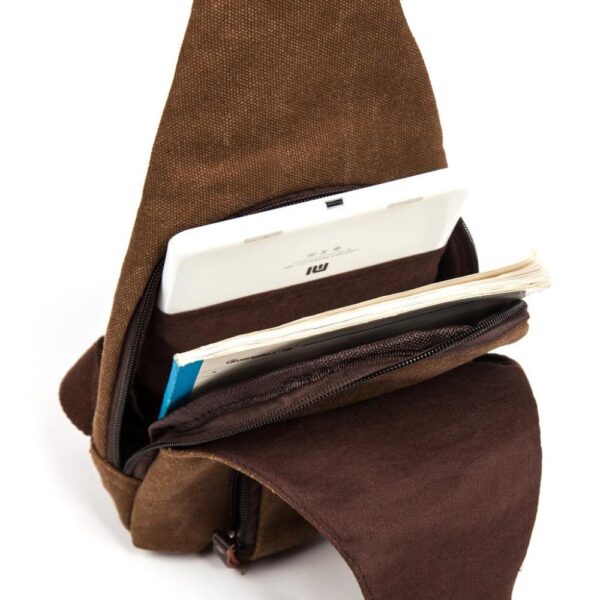 Men Canvas Messenger Bags Casual Travel Military Bag - Image 5