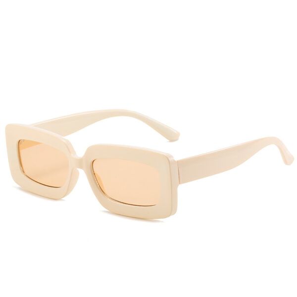 New Square Sunglasses Beach Small Frame Glasses Fashion Beach Jelly-Colored Sunglasses Women - Image 7
