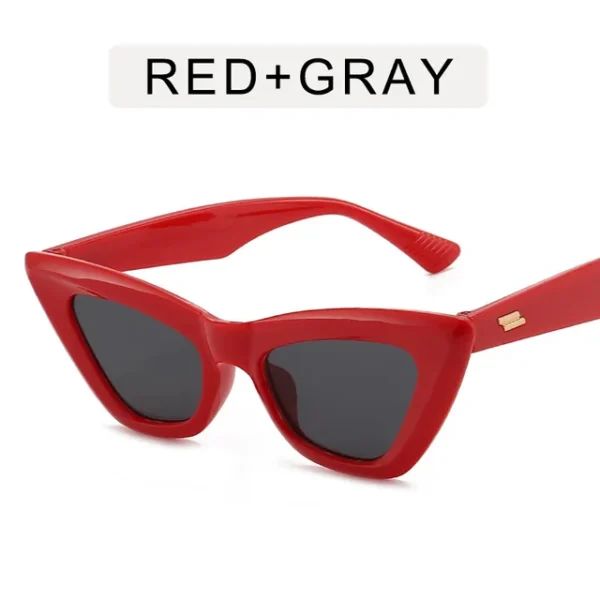 Women's retro square glasses with sunglasses - Image 11