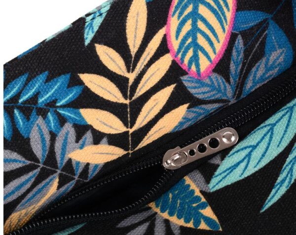 printing leaves shoulder bags cotton shoulder bags for girls large size beach bags shopping bags MN181 - Image 6