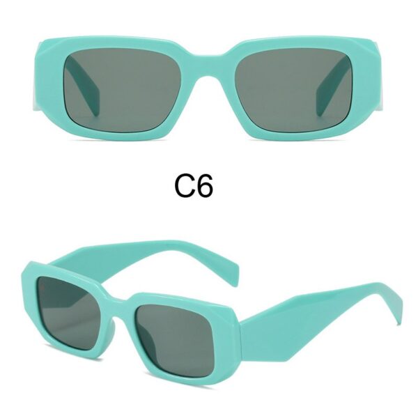 New Small Square Sunglasses Women Brand Designer Wide Frame Vintage White Sun Glasses UV400 Fashion Female Shades - Image 12