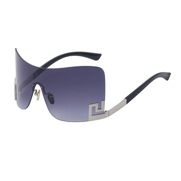 Sun Glasses For Women UV Resistant Individual Rimless Sunglasses - Image 6