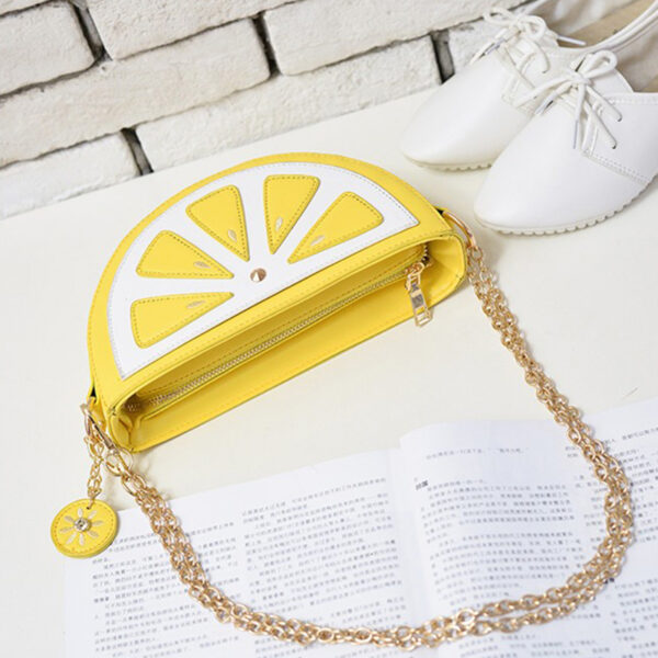 Fruit Handbags Watermelon Bag Pocket Lemon Shoulder Bags Cartoon Crossbody Bags - Image 2