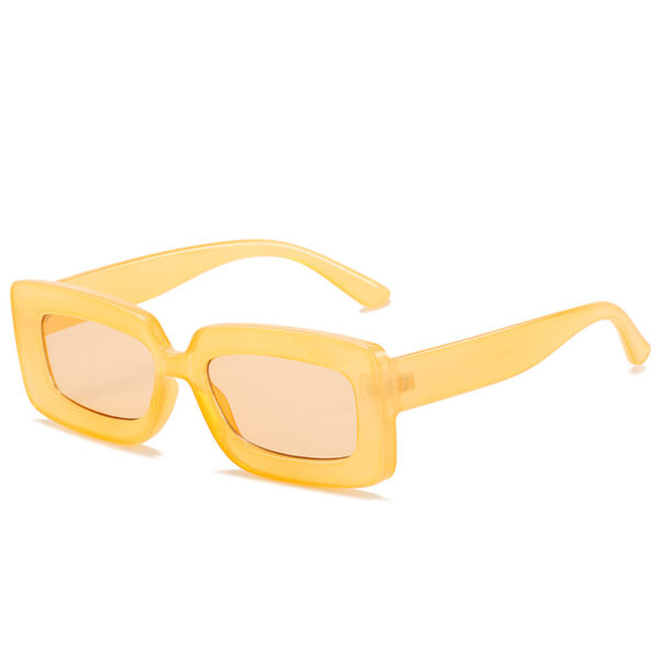 New Square Sunglasses Beach Small Frame Glasses Fashion Beach Jelly-Colored Sunglasses Women - Image 8