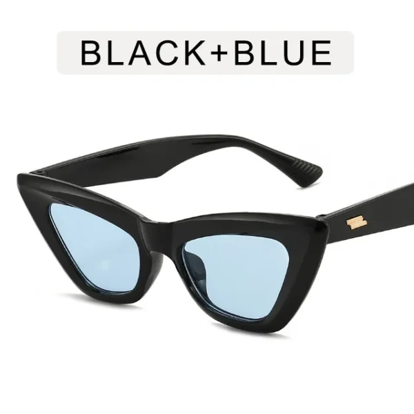 Women's retro square glasses with sunglasses - Image 8