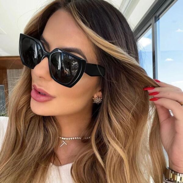 Luxury Brand Square Sunglasses New Ladies Men's Large Frame Shades Women's Vintage Glasses UV400