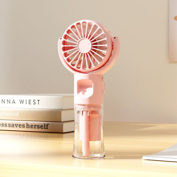 Spray fan water replenisher mute portable charging student dormitory mini handheld small fan - Image 7