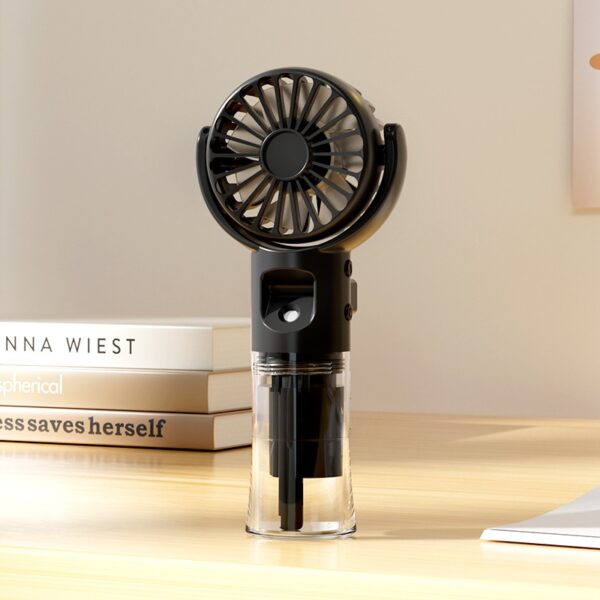 Spray fan water replenisher mute portable charging student dormitory mini handheld small fan - Image 8