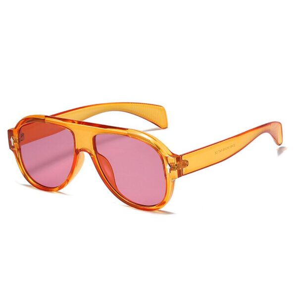 Retro Punk Men Pilot Sunglasses Fashion Rivets Decoration Gradient Eyewear Shades UV400 Women Trending Purple Sun Glasses - Image 12
