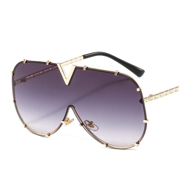 Fashion Brand Modern Oversized Square Sunglasses For Women Men Vintage Big Frame Retro Luxury Designer Sun Glasses UV400 Eyewear - Image 11