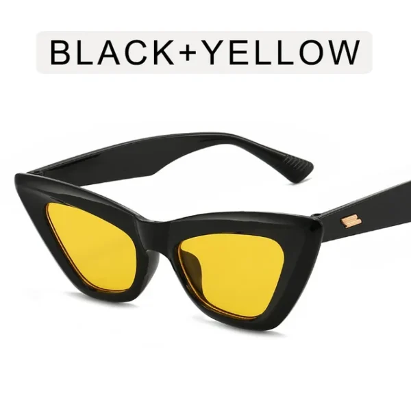 Women's retro square glasses with sunglasses - Image 10