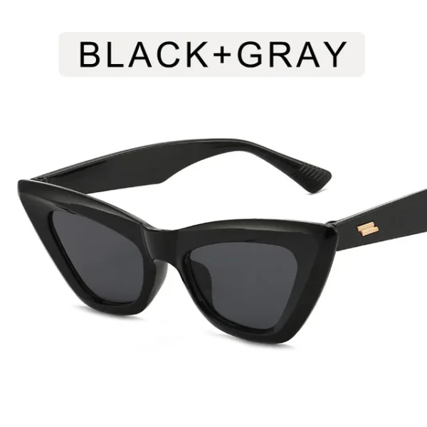 Women's retro square glasses with sunglasses - Image 7