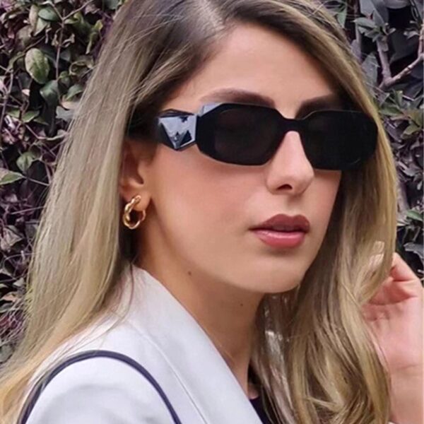 New Small Square Sunglasses Women Brand Designer Wide Frame Vintage White Sun Glasses UV400 Fashion Female Shades - Image 5