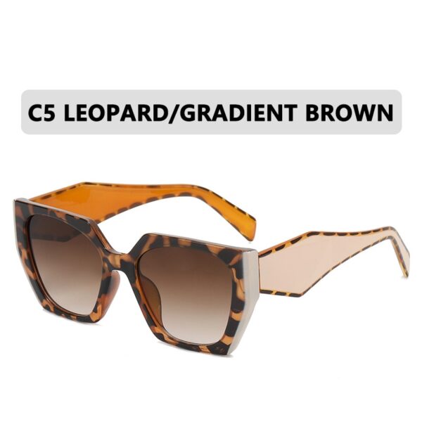 Luxury Brand Square Sunglasses New Ladies Men's Large Frame Shades Women's Vintage Glasses UV400 - Image 10