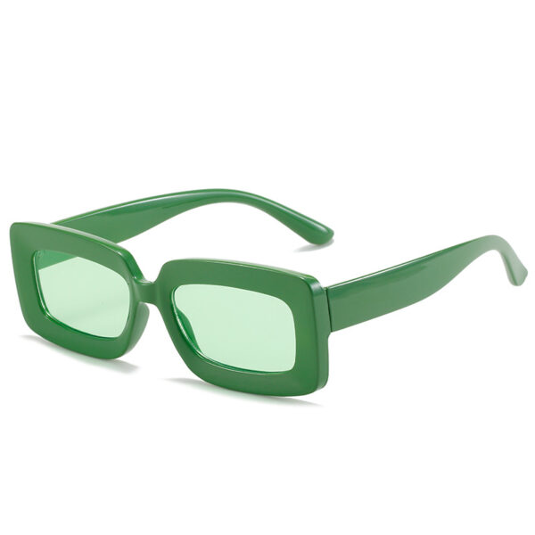 New Square Sunglasses Beach Small Frame Glasses Fashion Beach Jelly-Colored Sunglasses Women - Image 3