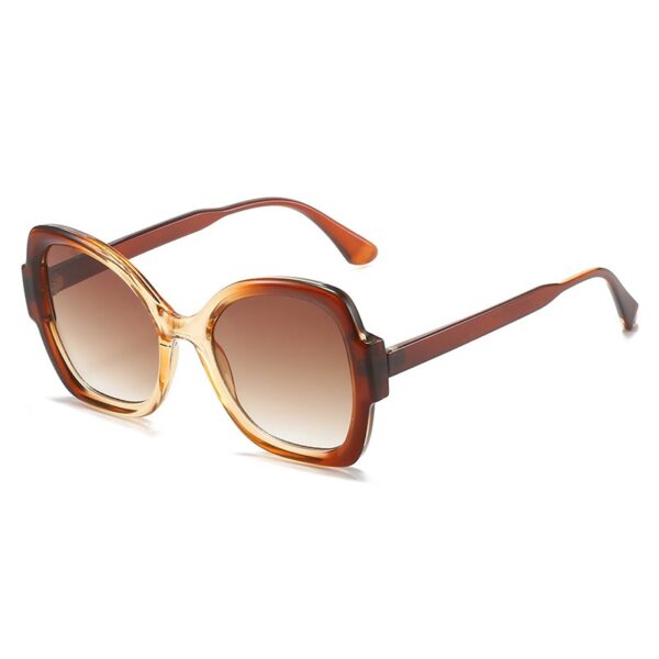 Sunglasses European and American Internet celebrity ins personalized butterfly glasses Milan fashion catwalk sunglasses - Image 4