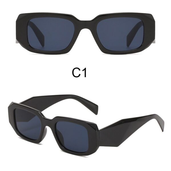 New Small Square Sunglasses Women Brand Designer Wide Frame Vintage White Sun Glasses UV400 Fashion Female Shades - Image 7