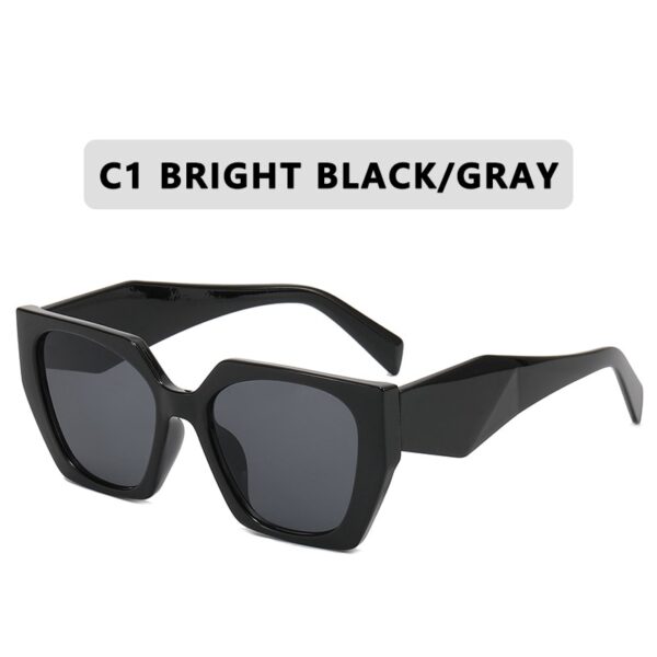 Luxury Brand Square Sunglasses New Ladies Men's Large Frame Shades Women's Vintage Glasses UV400 - Image 7