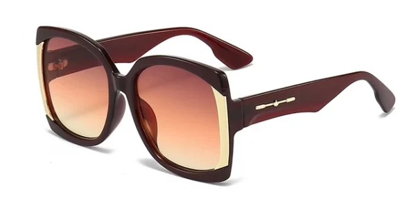 Luxury Brand Square Sunglasses For Women Retro Vintage Oversized Gradient Sun Glasses Female Shades Ladies Oculos De Sol Feminin - Image 12