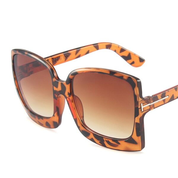 Square Sunglasses Women Vintage Brand Oversize Sun Glasses Black Gradient Female Glasses Men UV400 - Image 5